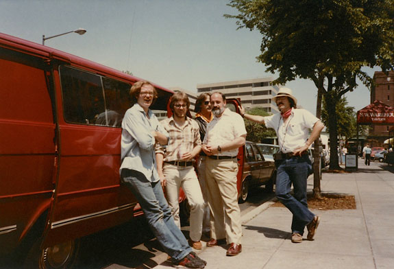 Crew by the Van