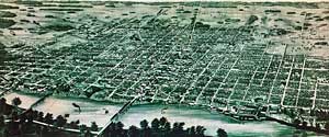 Terre Haute Indiana Illustration 1880