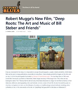 Culture Blues = Robert Mugge's New Film, 'Deep Roots: The Art and Music of Bill Steber and Friends' 